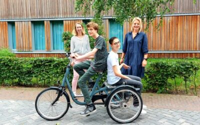 Twee nieuwe driewielfietsen voor de Honingraat