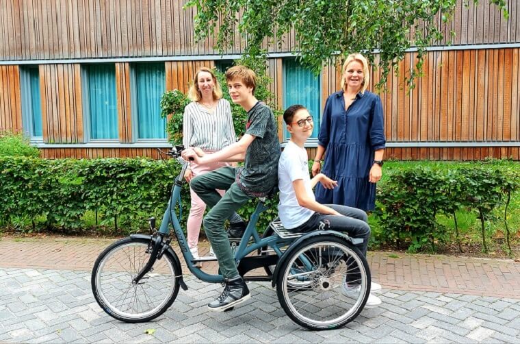 Twee nieuwe driewielfietsen voor de Honingraat