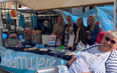 Raamwerk op Toeristenmarkt Katwijk