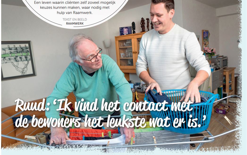 Begeleider Ruud vertelt in LEEF! magazine