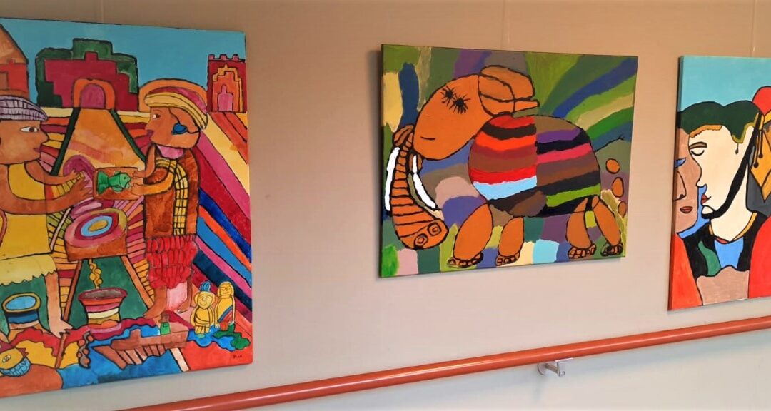 Expositie ’t Bollenpalet in Bernardus Marente