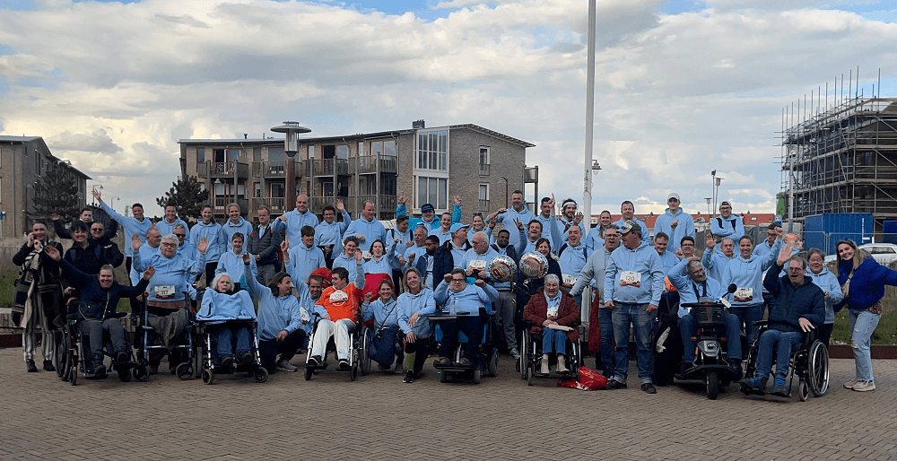 Cliënten en medewerkers doen mee aan Run aan Zee
