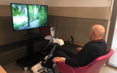 Virtueel fietsen met de SilverFit Mile